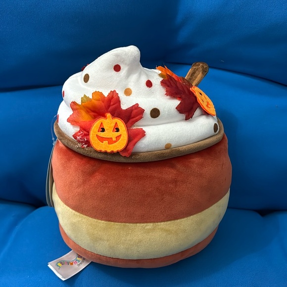 Original Squishmallows Mead Size 7 “inch Harvest AppleCider NWTS HalloweenThemed - Picture 2 of 16